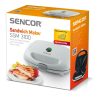 Sencor SSM 3100 szendvicssütő, 700 W, fehér