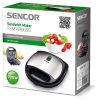 Sencor SSM 4300SS szendvicssütő, 700 W, inox/fekete