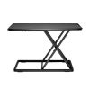 Somogyi SST 01 Ülő-álló asztali munkahely, MDF és acél anyagú, 5 magasság, fekete