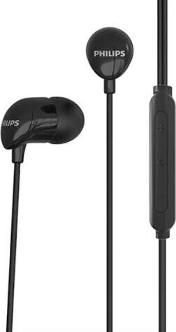 Philips TAE1156BK vezetékes fülhallgató, mikrofonos, fekete