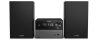 Philips TAM3205/12 mikro HiFi rendszer, 18Watt, FM, CD, Bluetooth, USB, AUX, fekete -ezüst