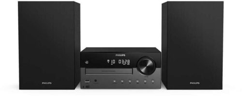 Philips TAM4505/12 mikro HiFi rendszer, 60Watt, FM, DAB, CD, Bluetooth, USB, AUX, fekete -szürke
