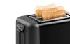 Bosch TAT3P423 2 szeletes kenyérpirító, 970W, zsemlemelegítő, Kiolvasztás funkció, morzsatálca, fekete