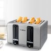 Bosch TAT7S45 4 szeletes kenyérpirító, 1800Watt, 2x2 külön vezérelhető, grafit -inox
