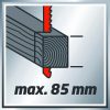 Einhell 4321140 TC-JS 85 elektromos dekopírfűrész, 620Watt, 4 fokozat, max.3000rpm, max.100mm