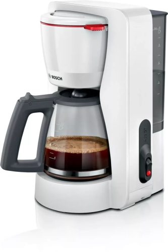 Bosch TKA2M111 filteres kávéfőző, 10 személyes, 1200Watt, 1.4 literes víztartály, fehér