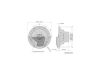 Pioneer TS-A2503i autóhangszóró pár, 25cm,  3 utas, koaxiális, 420Watt, 20 -31.000Hz