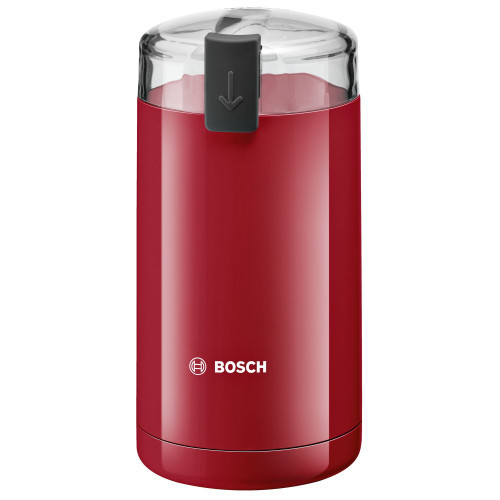 Bosch TSM6A014R kávédaráló, 180W, Rozsdamentes acél, Biztonsági funkció, piros
