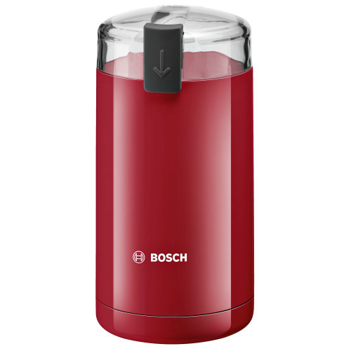 Bosch TSM6A014R kávédaráló, 180Watt, 75g kapacitás, rozsdamentes acél, biztonsági funkció, piros