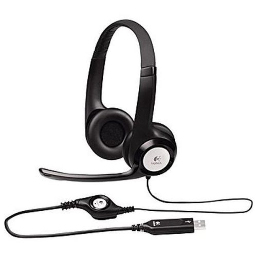 Logitech Fejhallgató 2.0 - H390 USB Mikrofonos, Fekete