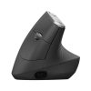 Logitech Egér - MX Vertical Ergonomic Bluetooth Optikai, Fekete