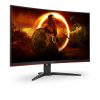 AOC C32G2ZE/BK Gaming monitor ívelt, Full HD VA LED, 31.5" (80cm), 240Hz, 16:9, 300cd/m2, 1ms, 2db HDMI /DisplayPort, 4db USB