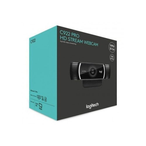 Logitech Webkamera - C922 HD 1080p Mikrofonos