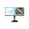 AOC CU34P2A VA LED monitor, üzleti, ívelt, 34" (86cm), WQHD (3440 x1440) 21:9, 100Hz, 300cd/m2, 1ms, 2db HDMI /DisplayPort, USB-A