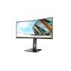 AOC CU34P2A VA LED monitor, üzleti, ívelt, 34" (86cm), WQHD (3440 x1440) 21:9, 100Hz, 300cd/m2, 1ms, 2db HDMI /DisplayPort, USB-A