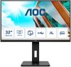 AOC U32P2 UHD (3840x2160) VA LED üzleti monitor, 31.5" (80cm), 16:9, 350cd/m2, 4ms, 2db HDMI /DisplayPort, USB, forgatható