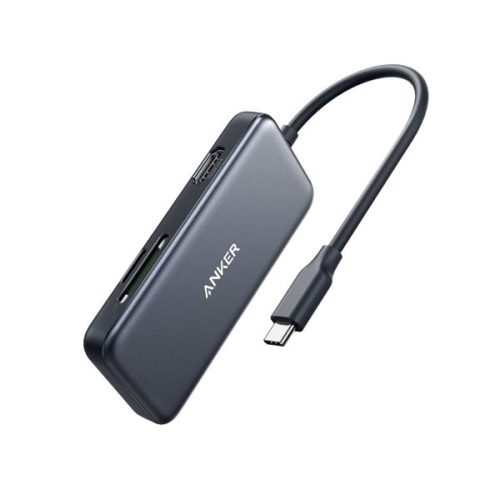 Anker A8334HA1 USB HUB  PowerExpend 5 in 1  USB C Media Hub  4K HDMI  2xUSB3.0  SD/TF kártyaolvasóval       