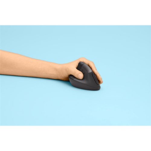 Logitech Egér - LIFT Vertical Ergonomic Bluetooth Optikai (Balkezes), Grafitszürke