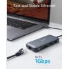 Anker A83800A USB HUB  PowerExpend 8 in 1  USB C Media Hub  2xHDMI  2xUSB3.0  Ethernet  SD/microSD kártyaolvasóval       