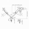 Sbox LCD-S024-2 17"-32" Dual asztali monitor tartó konzol, 17"-32" VESA 100 x100, max.9kg/kar, fekete