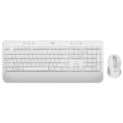 Logitech MK650 Signature Advanced vezeték nélküli billentyűzet és egér szett, Logi Bolt, Bluetooth, magyar, elemes, piszkosfehér (920-011036)