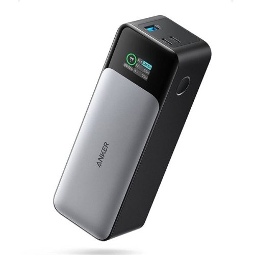 Anker A1289011 PowerCore 24K, Powerbank, külső akkumulátor, 24000mAh, 140Watt, 2db USB-C, USB-A, fekete