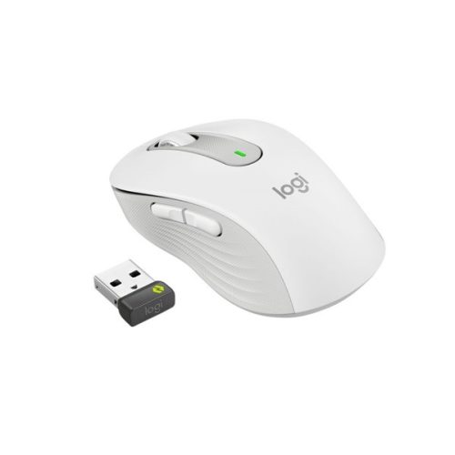 Logitech Egér - M650 Signature Vezeték Nélküli Optikai (Large) Business, Piszkosfehér