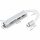 BLACKBIRD USB 3.0 Type-c multiport hub 5in1 3xUSB3.0, SD, TF, ezüst