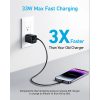 Anker A2331G11 Hálózati Töltő 323  33W  USB C  USB A  EU  fekete        