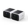 Anker EUFY E8134321 SoloCam S220 kültéri IP kamera, 2K, napelem, IP67 (2db/csomag)         