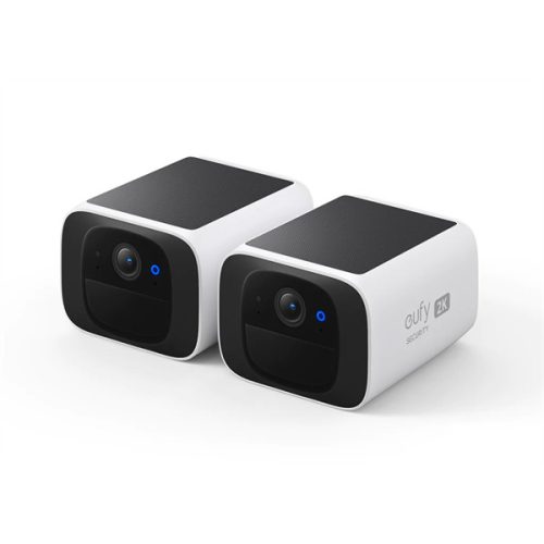 Anker EUFY E8134321 SoloCam S220 kültéri IP kamera, 2K, napelem, IP67 (2db/csomag)         