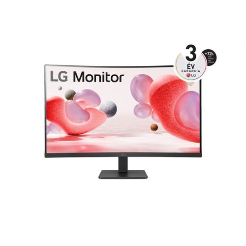 LG 32MR50C-B 32" Full HD VA ívelt LED monitor, 16:9, 100Hz, 5ms, fekete