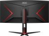 AOC CU34G2XP/BK, Gaming VA LED monitor, ívelt, 34" (86cm), WQHD (3440 x1440), 21:9, 180Hz, 430cd/m2, 1ms, 2db HDMI /DisplayPort, USB
