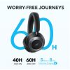 Anker Soundcore Space One Pro FlexiCurve, aktív zajszűrős Bluetooth fejhallgató, Hi-Res Audio, BT 5.3, akár 60óra üzemidő, fekete (A3062G11)