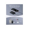 Anker A1664H11 MagGo Powerbank, külső akkumulátor, 10000mAh, 15W QI töltés, USB-C, fekete