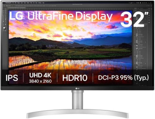 LG IPS monitor 31.5" 32UN650K, 3840x2160, 16:9, 350cd/m2, 5ms, 2xHDMI/DisplayPort, hangszóró