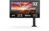 LG IPS monitor 31.5" 32UN880K, 3840x2160, 16:9, 350cd/m2, 5ms, HDMIx2/DisplayPort/USB-C/USBx2, Pivot, hangszóró