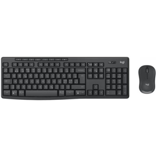 Logitech MK370 vezeték nélküli billentyűzet és csendes egér szett, Logi Bolt, Bluetooth, magyar, elemes, fekete (920-012079)