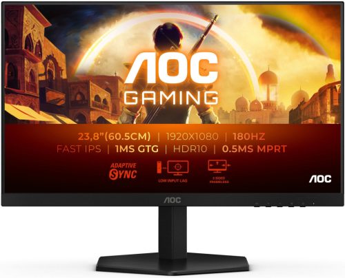 AOC 24G42E Gaming monitor, Full HD IPS LED, 24" (61cm), 180Hz, 16:9, 300cd/m2, 1ms, HDMI /DisplayPort