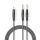 Nedis COTH23200GY15 audio kábel, félprofi, 3.5mm sztero jack dugó - 2 x6.3mm mono jack dugó, 1.5m, fekete