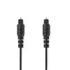 Nedis CAGL25000BK20 optikai audio kábel, TosLink dugó, hossz 2m