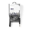 Nedis COTH15120GY50 félprofi audio kábel, 6,35mm mono jack dugó - 3p XLR aljzat, hossz 5m, rugalmas