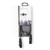 Nedis COTH15012GY10 DMX adapter kábel, XLR 3 tűs dugó, XLR 3 tűs anya, Nikkelezett, 1,00 m, kerek, PVC, Sötétszürke