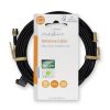 Nedis CSGL02010BK50 SMA kábel, SMA férfi, SMA nő, Aranyozott, 50 Ohm, árnyékolt, 3,00 m | kerek, PVC, Fekete