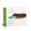 Nedis CSGG49530YE antennkábel kompresszíós fogó, fekete/sárga, ABS, acél,