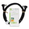 Nedis CSGL40120BK15 koax kábel, IEC (koax) férfi, IEC (koax) női, Nikkelezett, 120 dB, 75 Ohm, Quad Shielded, 1,5m