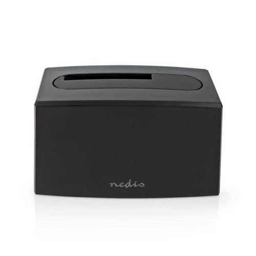 Nedis HDDUSB3210BK HDD / SSD dokkoló, USB 3.2 Gen1, USB Type-A, 2 fiókos, 2,5 / 3,5", USB 3.2 Gen1