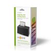 Nedis HDDUSB3210BK HDD / SSD dokkoló, USB 3.2 Gen1, USB Type-A, 2 fiókos, 2,5 / 3,5", USB 3.2 Gen1