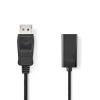 Nedis CCGB37150BK02 Display - HDMI adapter, 4K@30Hz Nikkelezett 0,20 m
