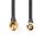 Nedis CSGL02400BK50 SMA antenna kábel, 50 Ohm, aranyozott, kettős árnyékolású, 5m